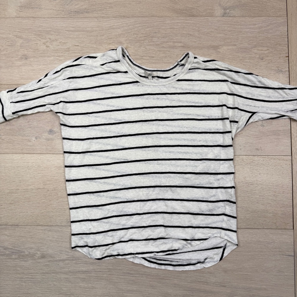 Joie Linen Striped Shirt